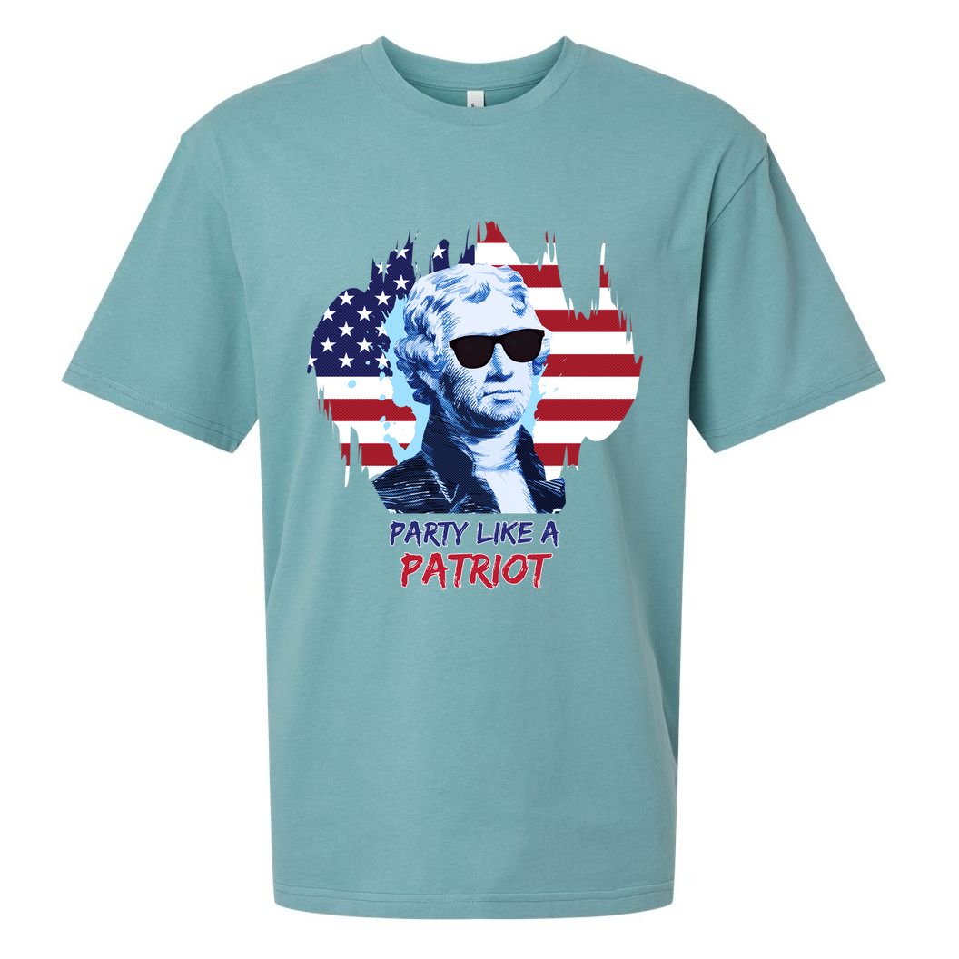 Party Like A Patriot Sueded Cloud Jersey T-Shirt