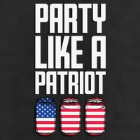 Party Like A Patriot USA 11oz C Handle Ceramic Mug