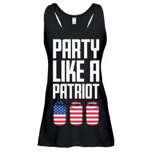 Party Like A Patriot USA Ladies Essential Flowy Tank