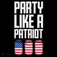 Party Like A Patriot USA Flatbill Hat