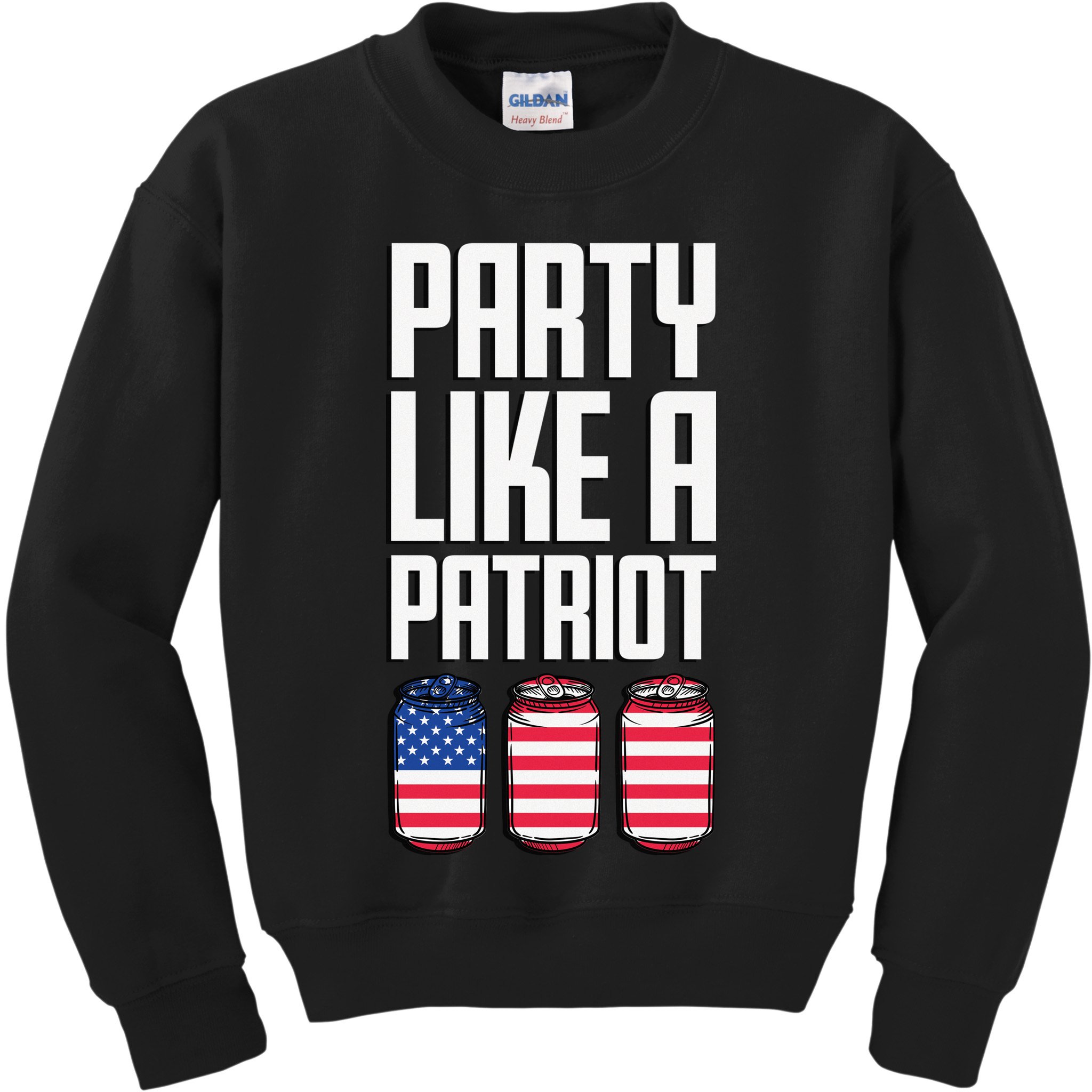 Party Like A Patriot USA Kids Sweatshirt