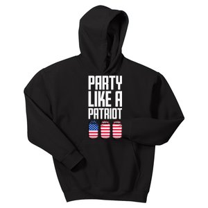 Party Like A Patriot USA Kids Hoodie