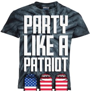 Party Like A Patriot USA Kids Tie-Dye T-Shirt