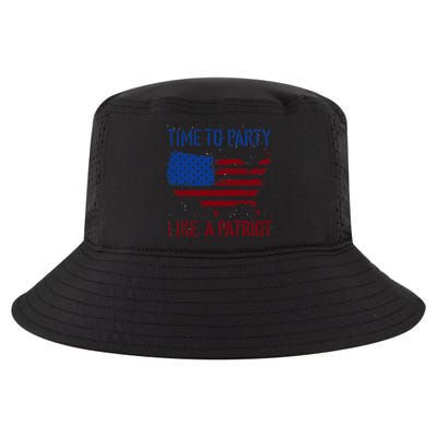 Party Like A Patriot USA Pride Cool Comfort Performance Bucket Hat