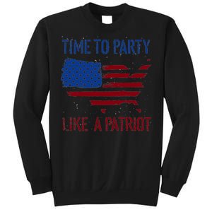 Party Like A Patriot USA Pride Sweatshirt