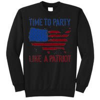 Party Like A Patriot USA Pride Sweatshirt