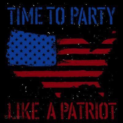 Party Like A Patriot USA Pride T-Shirt