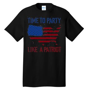 Party Like A Patriot USA Pride Tall T-Shirt