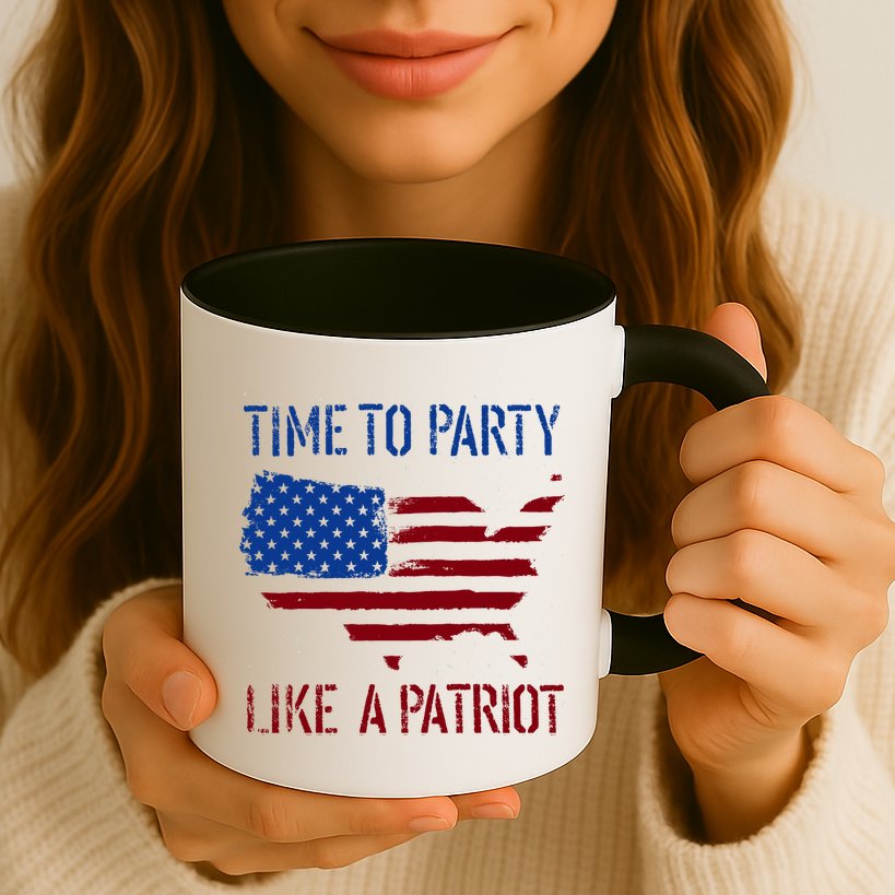 Party Like A Patriot USA Pride Mug