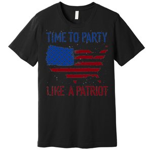 Party Like A Patriot USA Pride Premium T-Shirt