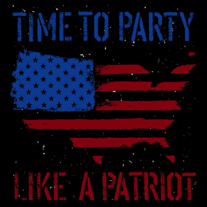 Party Like A Patriot USA Pride Tank Top
