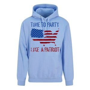 Party Like A Patriot USA Pride Unisex Surf Hoodie