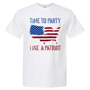 Party Like A Patriot USA Pride Garment-Dyed Heavyweight T-Shirt