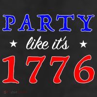 Party Like It's 1776 11oz C Handle Ceramic Mug