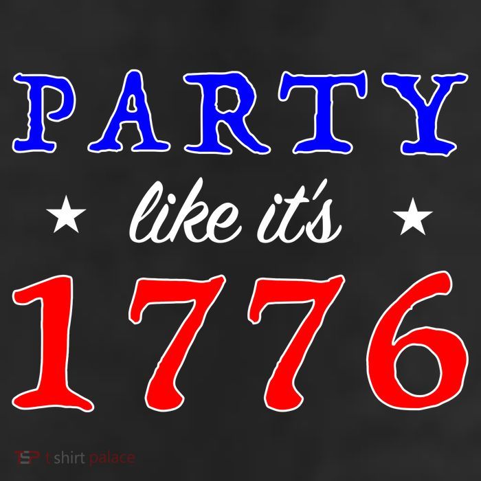 Party Like It's 1776 11oz C Handle Ceramic Mug