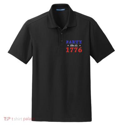 Party Like It's 1776 Dry Zone Grid Polo