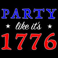 Party Like It's 1776 Cropped Pullover Crew