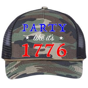 Party Like It's 1776 Retro Rope Trucker Hat Cap