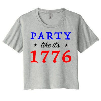 Party Like It's 1776 Women's Crop Top Tee