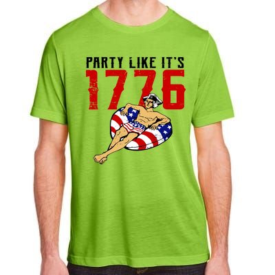 Party Like It's 1776 Patriotic George Washington Adult ChromaSoft Performance T-Shirt