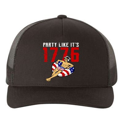 Party Like It's 1776 Patriotic George Washington Yupoong Adult 5-Panel Trucker Hat