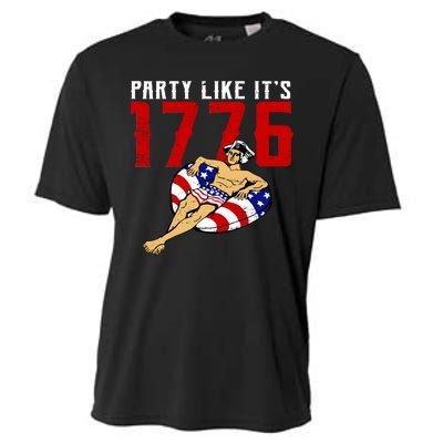 Party Like It's 1776 Patriotic George Washington Cooling Performance Crew T-Shirt