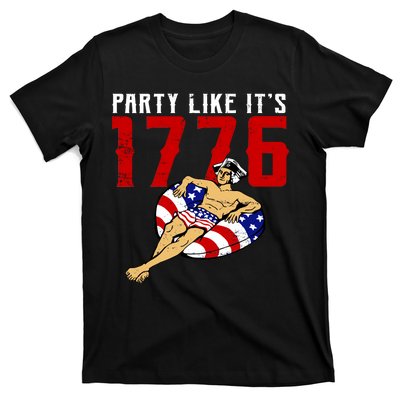 Party Like It's 1776 Patriotic George Washington T-Shirt