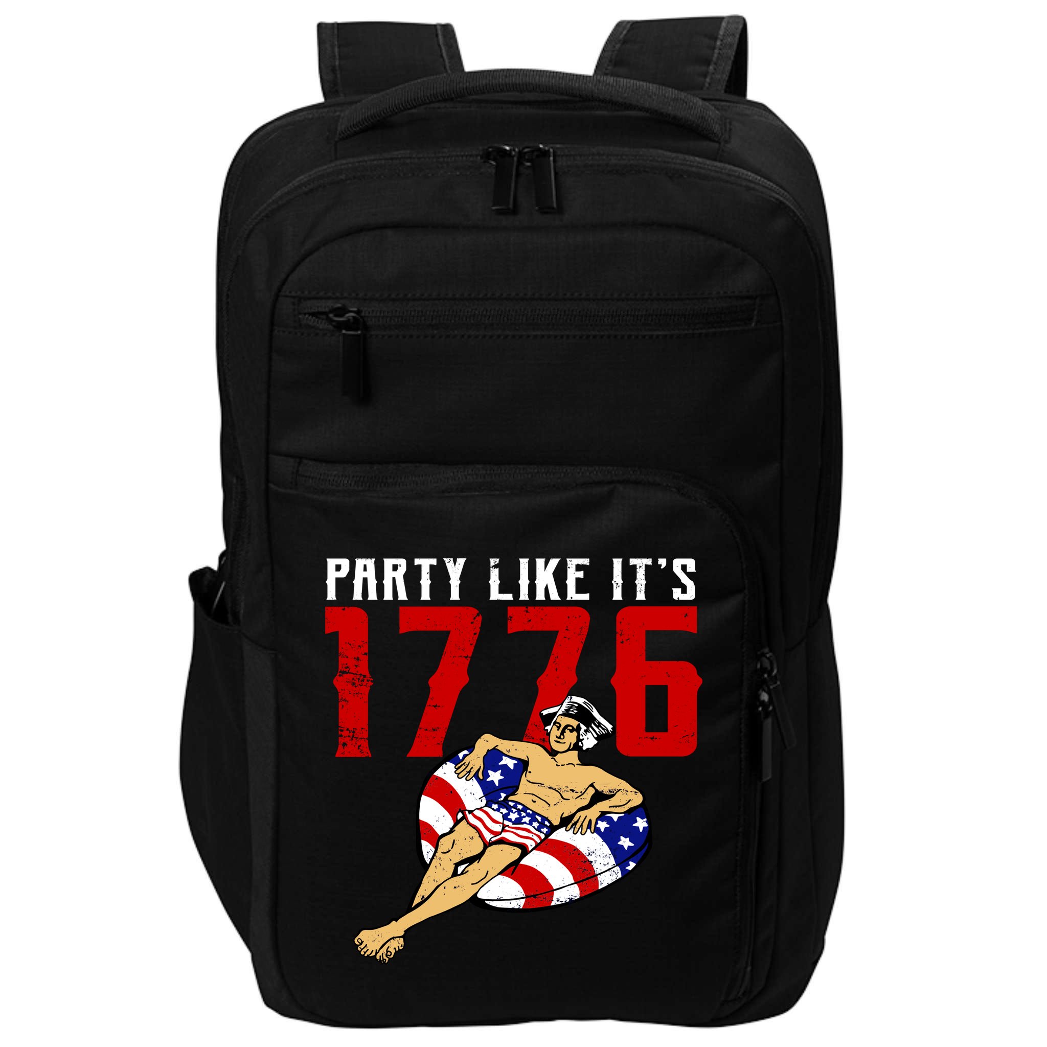Party Like It's 1776 Patriotic George Washington Impact Tech Backpack