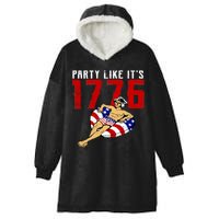 Party Like It's 1776 Patriotic George Washington Hooded Wearable Blanket