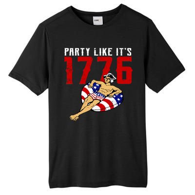 Party Like It's 1776 Patriotic George Washington Tall Fusion ChromaSoft Performance T-Shirt