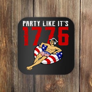 Party Like It's 1776 Patriotic George Washington Coaster