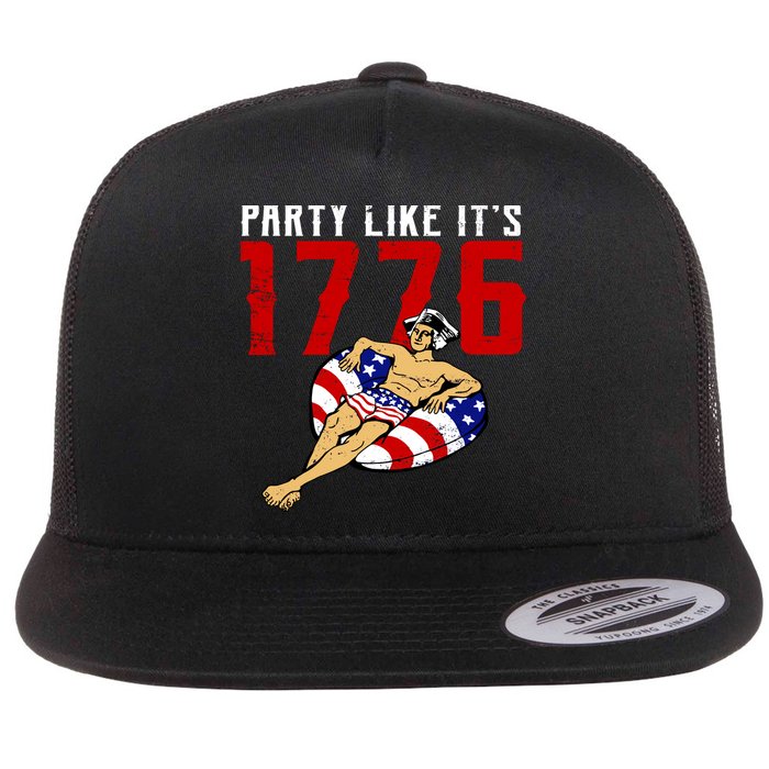 Party Like It's 1776 Patriotic George Washington Flatbill Hat