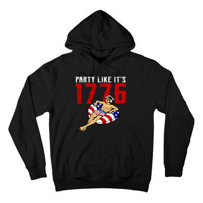 Party Like It's 1776 Patriotic George Washington Tall Hoodie