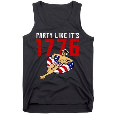 Party Like It's 1776 Patriotic George Washington Tank Top