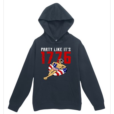 Party Like It's 1776 Patriotic George Washington Urban Pullover Hoodie