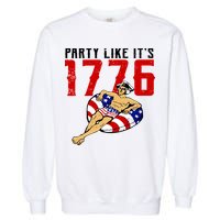 Party Like It's 1776 Patriotic George Washington Garment-Dyed Sweatshirt