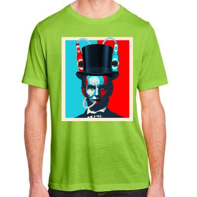 Party With Abe - Abraham Lincoln Drinking Beer Adult ChromaSoft Performance T-Shirt