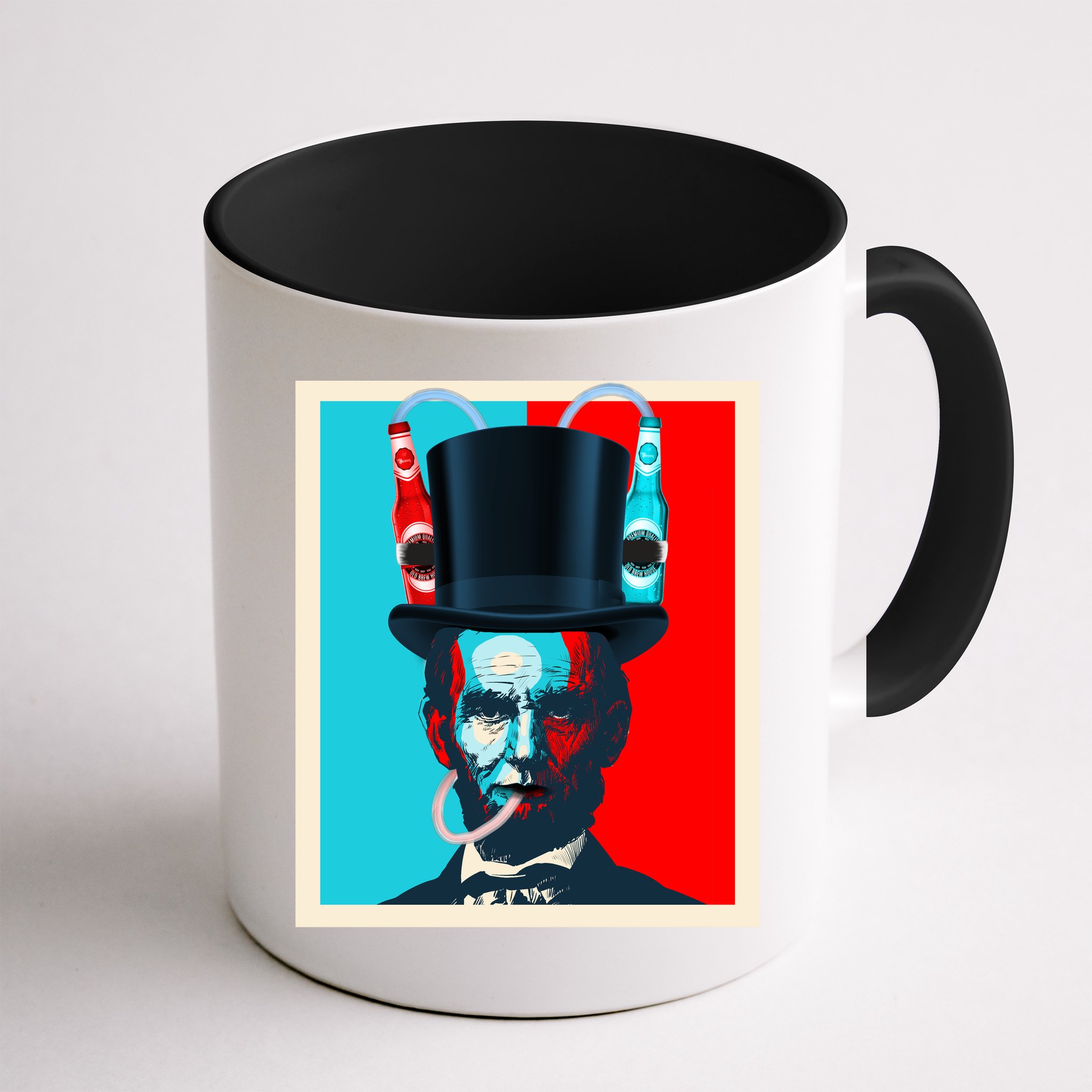 Party With Abe - Abraham Lincoln Drinking Beer Mug