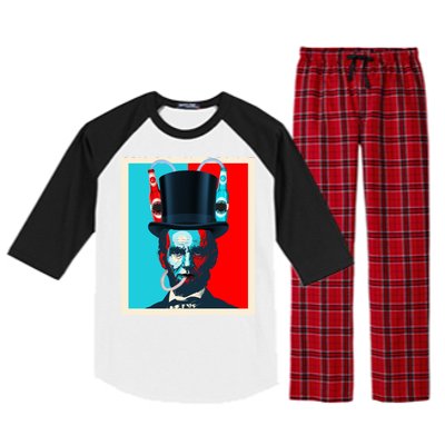 Party With Abe - Abraham Lincoln Drinking Beer Raglan Sleeve Pajama Set