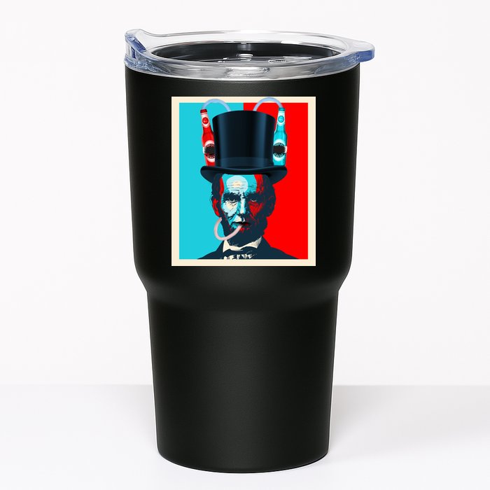 Party With Abe - Abraham Lincoln Drinking Beer Tumbler