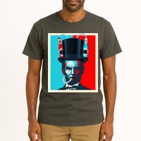 Party With Abe - Abraham Lincoln Drinking Beer Tall T-Shirt