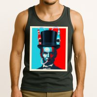 Party With Abe - Abraham Lincoln Drinking Beer Tank Top