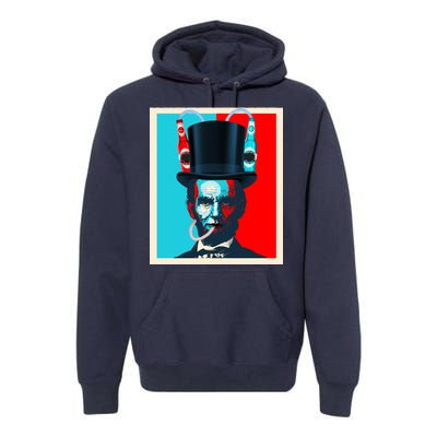 Party With Abe - Abraham Lincoln Drinking Beer Premium Hoodie