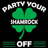 Party Your Shamrock Off Funny Irish 7-Panel Snapback Hat