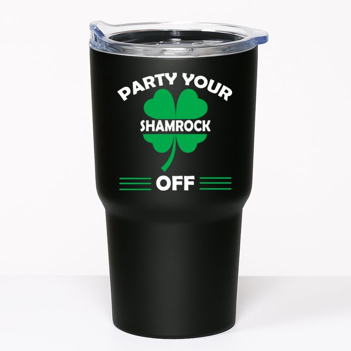 Party Your Shamrock Off Funny Irish Tumbler