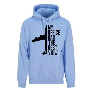 Pilot Airplane Spells Unisex Surf Hoodie