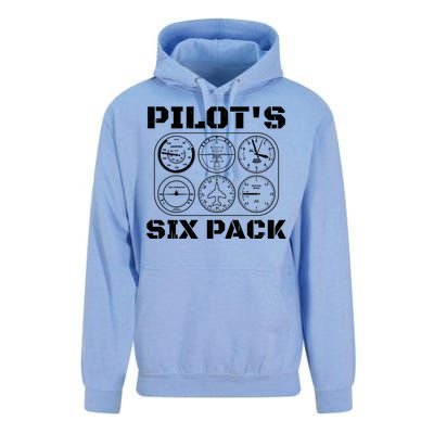 Pilot Aviation Six Pack Gift I Airplane Flying Instrut Gift Unisex Surf Hoodie