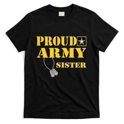 Proud Army Sister Shirts Military Pride T-Shirt