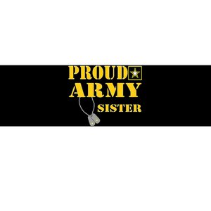 Proud Army Sister Shirts Military Pride Bumper Sticker