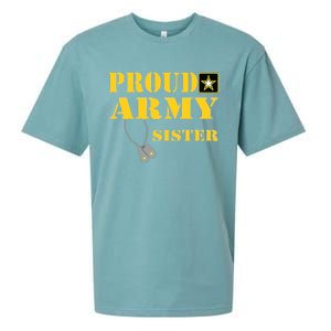 Proud Army Sister Shirts Military Pride Sueded Cloud Jersey T-Shirt